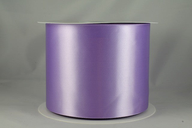 54033 - 100mm Single Sided Satin Sash ribbon x 50 metre rolls!!40 Lilac