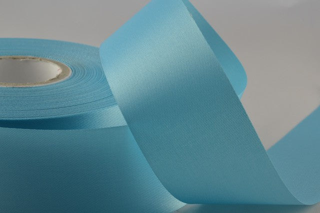 53784 - 11mm, 15mm, 24mm, 38mm, 50mm, 73mm, 100mm Acetate Ribbon x 50 Metre Rolls!!24mm / 46 Turquoise