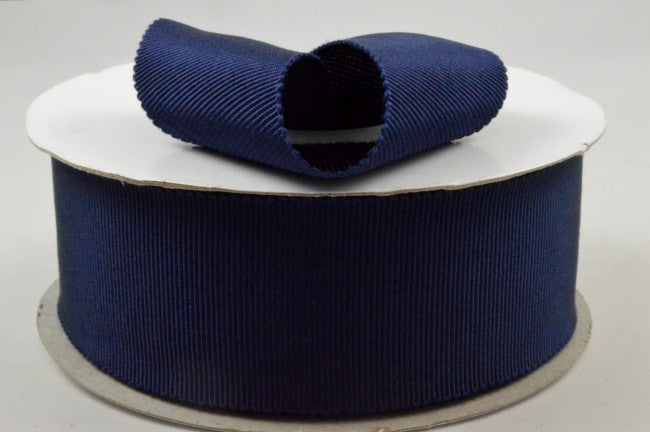 16mm, 25mm & 38mm Soft Rayon Petersham Ribbon x 20 Metre Rolls!16mm / Navy Blue