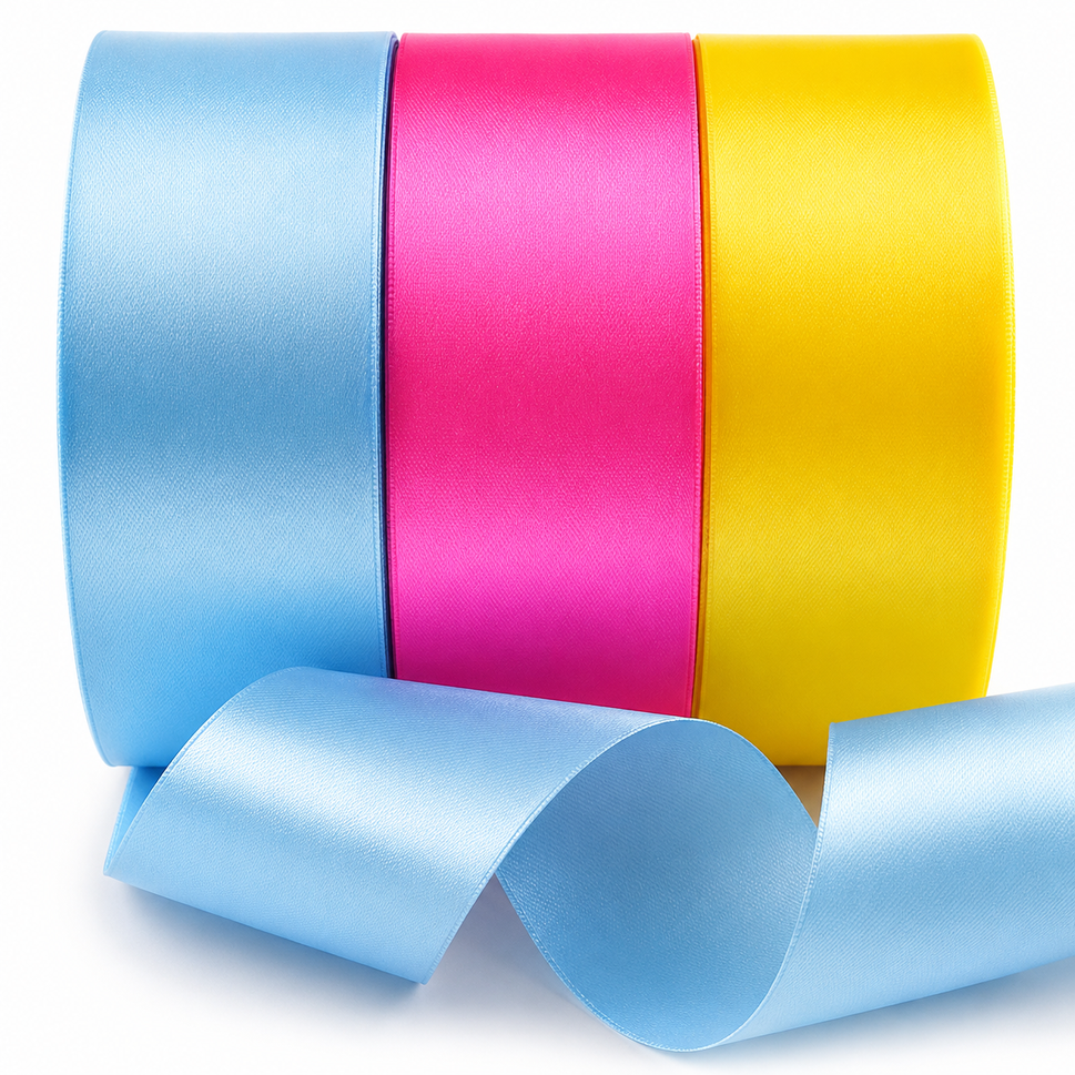 11mm, 15mm, 24mm, 38mm, 50mm, 73mm, 100mm Acetate Ribbon x 50 Metre Rolls!!
