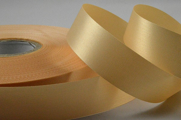 Acetate Satin Ribbon - 15mm, 24mm, 38mm, 50mm - 100 Metre Rolls!24mm / 86 SAND