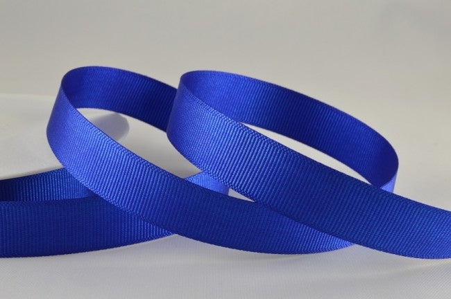 53754 - 6mm, 10mm, 16mm, 22mm & 38mm Plain Grosgrain Ribbon6mm / 76 Blue