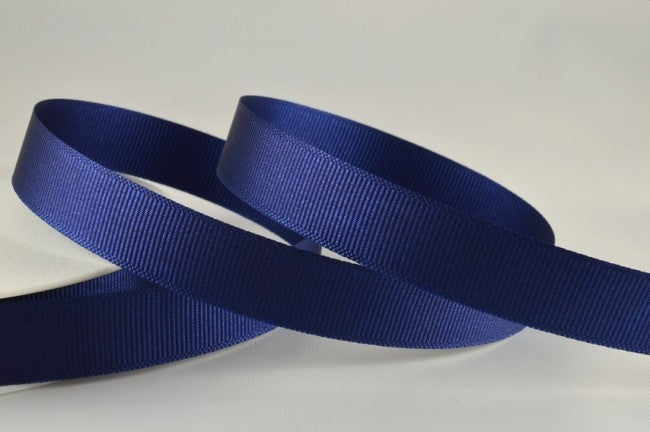 53754 - 6mm, 10mm, 16mm, 22mm & 38mm Plain Grosgrain Ribbon6mm / 79 Navy Blue