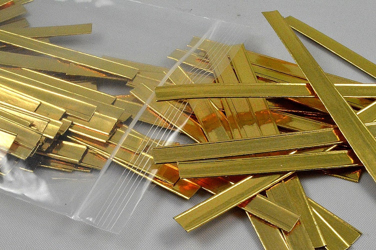 Double Wire Gold or White Twist Ties - In a Range of Lengths (100 per pack)Gold / 10cm