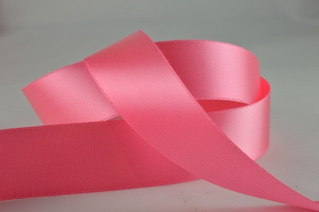 54033 - 15mm, 25mm & 38mm Single Faced Satin Ribbon x 100 Metre Rolls15mm / 29 Pink
