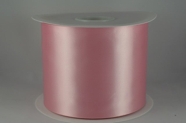 54033 - 100mm Single Sided Satin Sash ribbon x 50 metre rolls!!32 Pink