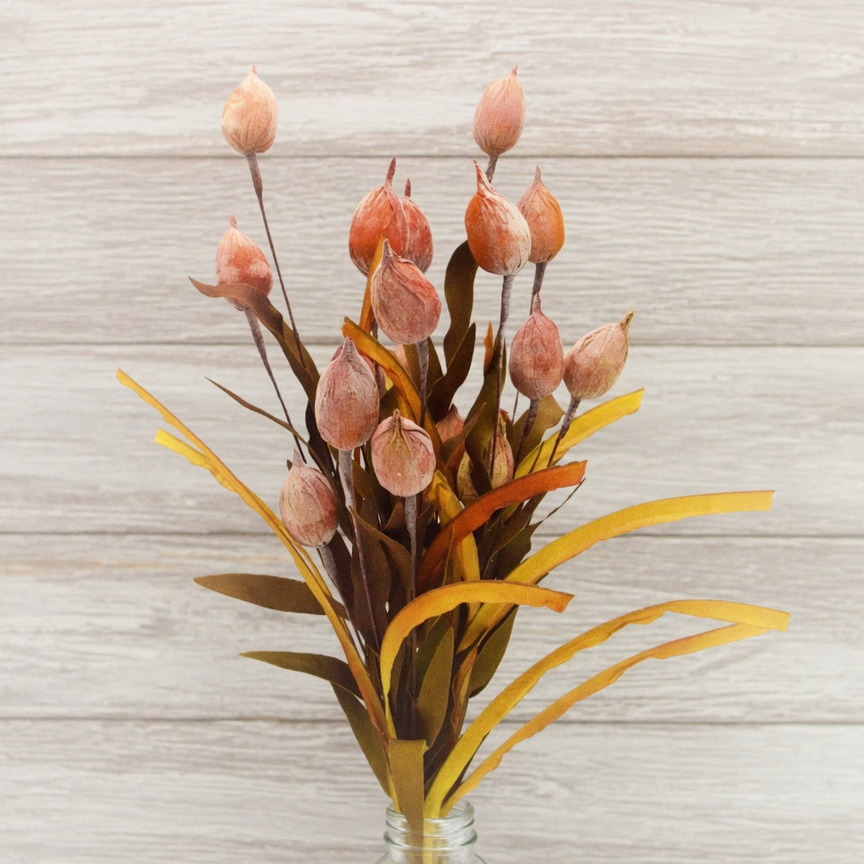 Golden Leaves Floral Display