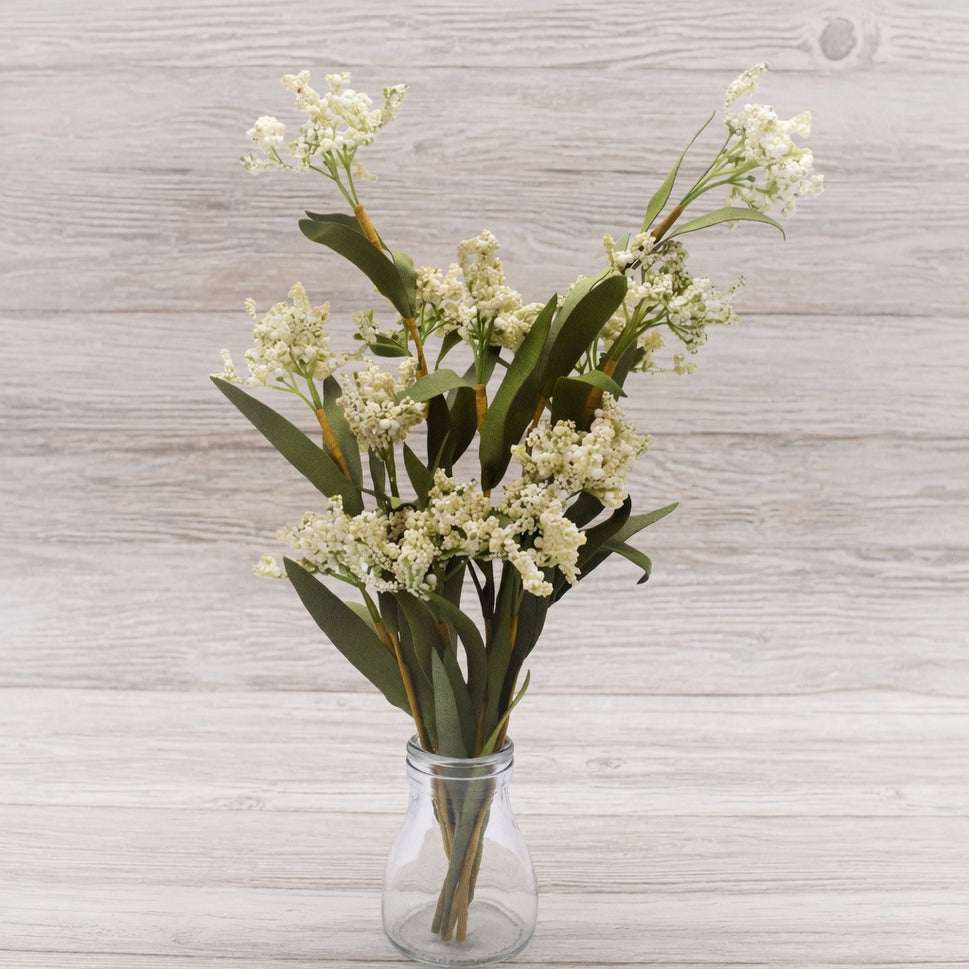 Delicate Soft Grass Floral DisplayIvory