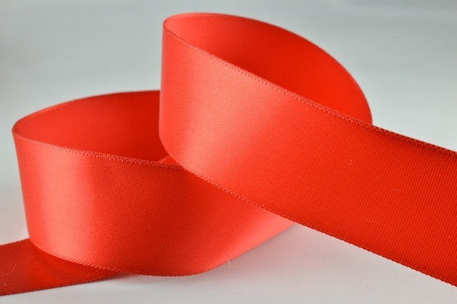 54033 - 15mm, 25mm & 38mm Single Faced Satin Ribbon x 100 Metre Rolls15mm / 36 Dark Red