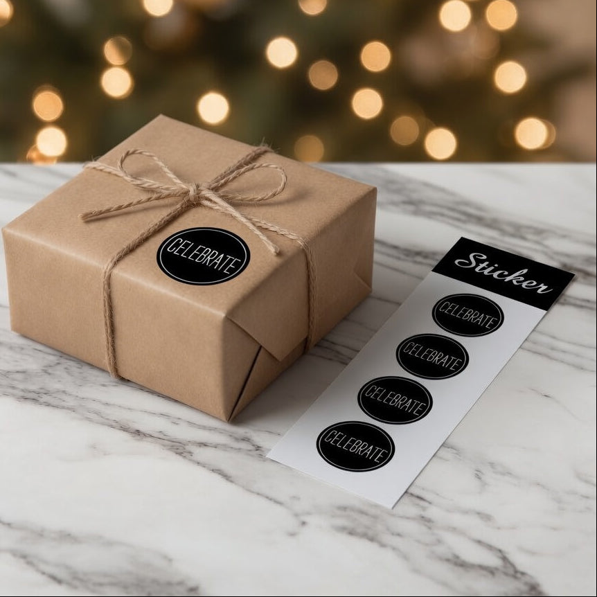 88105 - Celebrate Circular Stickers