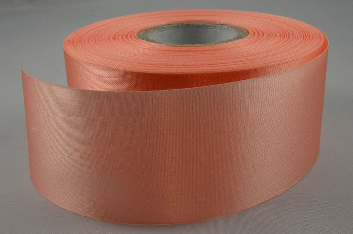53784 - 11mm, 15mm, 24mm, 38mm, 50mm, 73mm, 100mm Acetate Ribbon x 50 Metre Rolls!!15mm / 88 Soft Peach
