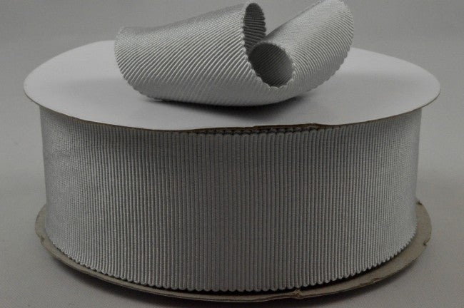16mm, 25mm & 38mm Soft Rayon Petersham Ribbon x 20 Metre Rolls!16mm / Silver