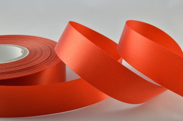 53784 - 11mm, 15mm, 24mm, 38mm, 50mm, 73mm, 100mm Acetate Ribbon x 50 Metre Rolls!!11mm / 55 Rust