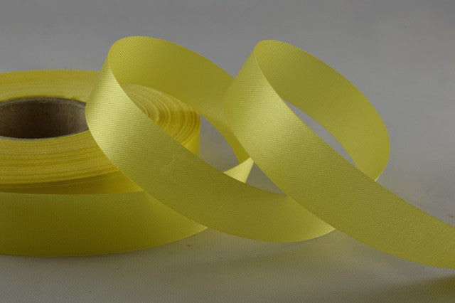 53784 - 11mm, 15mm, 24mm, 38mm, 50mm, 73mm, 100mm Acetate Ribbon x 50 Metre Rolls!!15mm / 62 Lemon