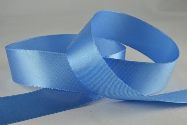 54033 - 15mm, 25mm & 38mm Single Faced Satin Ribbon x 100 Metre Rolls15mm / 72 Blue