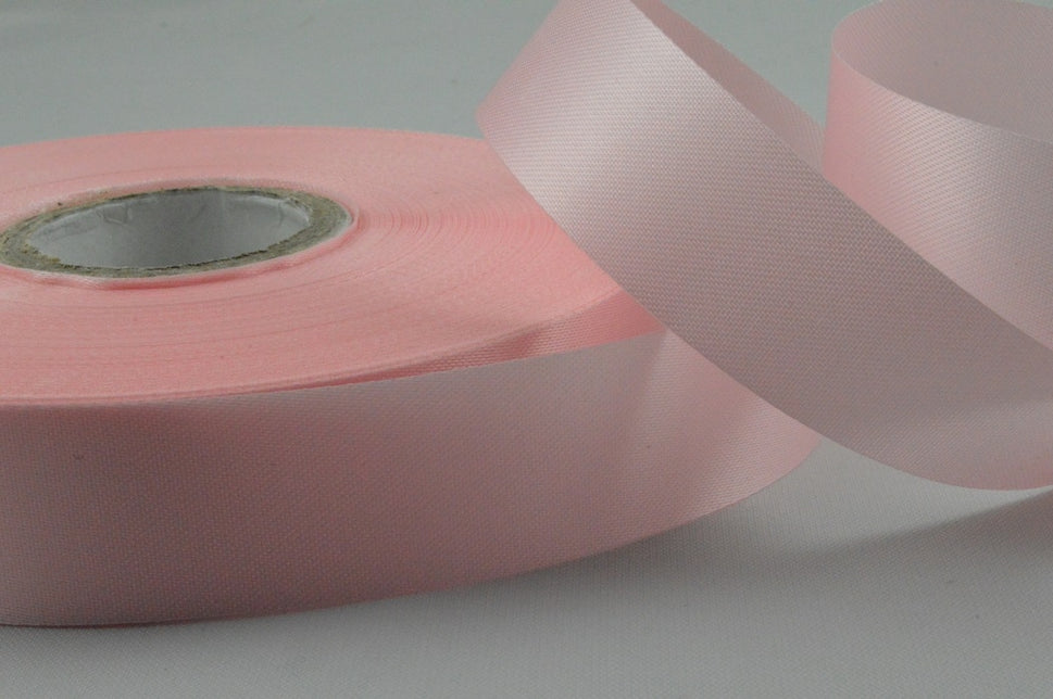 Acetate Satin Ribbon - 15mm, 24mm, 38mm, 50mm - 100 Metre Rolls!24mm / 76 PINK