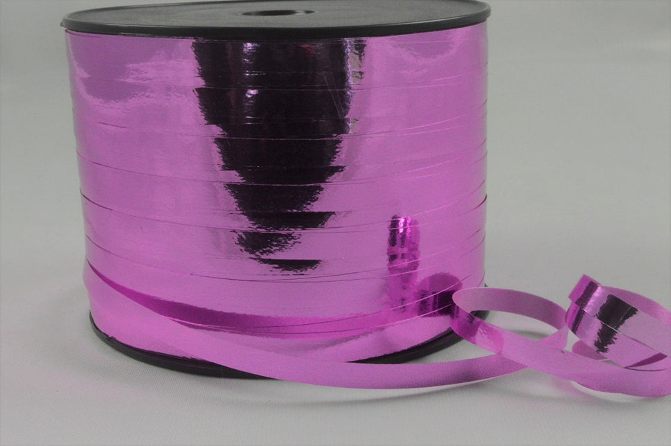 5mm Metallic Coloured Polypropylene Curling Ribbon x 250 Metre Rolls!Baby Pink