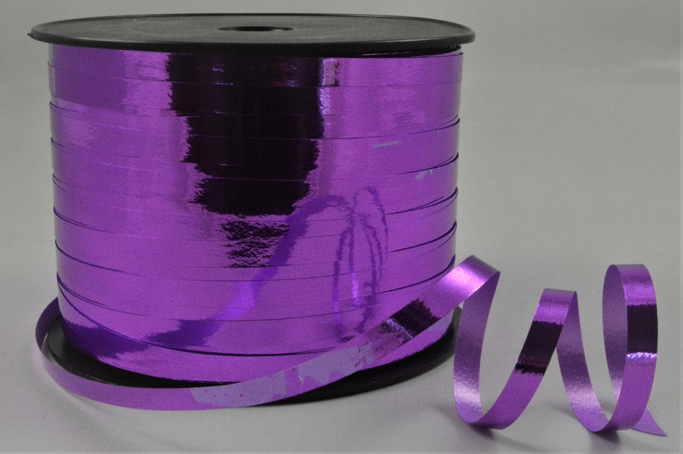 5mm Metallic Coloured Polypropylene Curling Ribbon x 250 Metre Rolls!Purple