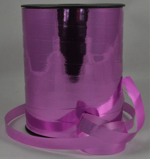 10mm Metallic Coloured Polypropylene Curling Ribbon x 250 Metre Rolls!Baby Pink