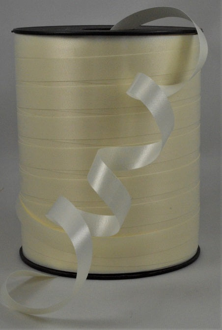 10mm Polypropylene Curling Ribbon (250 Metre Rolls)Cream