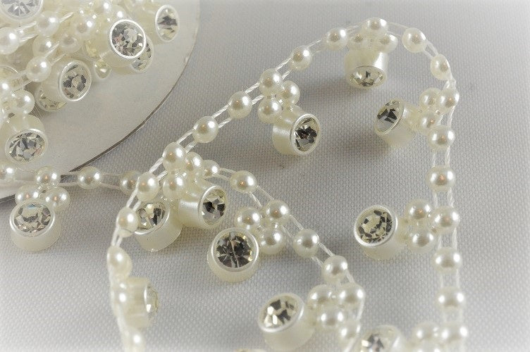 12mm Decorative beads x 3 Metre Rolls!