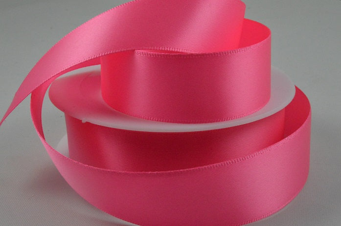 93977 - 3mm, 7, 10, 15, 25, 38 & 50mm Double Faced Satin Ribbon3mm / 29 Rose / 50 Metres