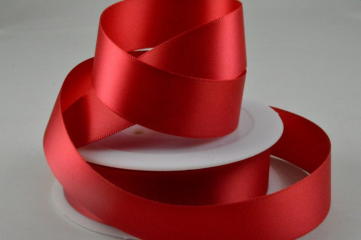 93977 - 3mm, 7, 10, 15, 25, 38 & 50mm Double Faced Satin Ribbon3mm / 36 Dark Red / 50 Metres