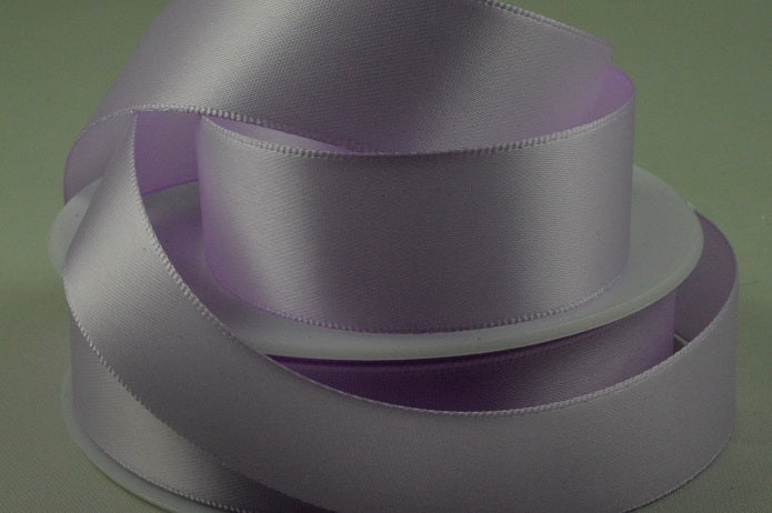 93977 - 3mm, 7, 10, 15, 25, 38 & 50mm Double Faced Satin Ribbon3mm / 40 Lilac / 50 Metres