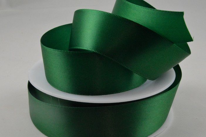 3mm, 7mm, 10mm, 15mm, 25mm, 38mm & 50mm Emerald Green Double Satin Ribbon Rolls