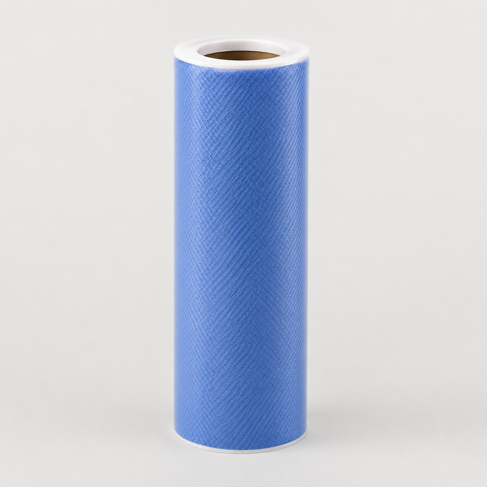 150mm Coloured Nylon Tulle Fabric x 10 Metre Rolls!Baby Blue