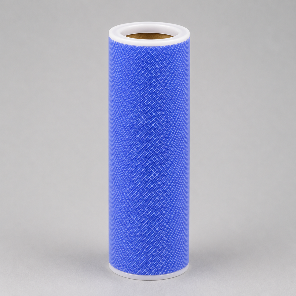 150mm Coloured Nylon Tulle Fabric x 10 Metre Rolls!Blue