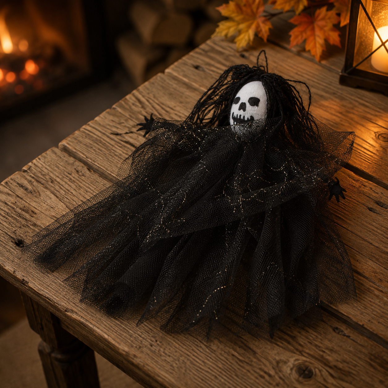 Black Halloween Witch Hanging Decoration