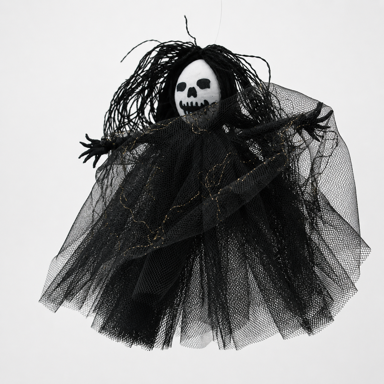Black Halloween Witch Hanging Decoration