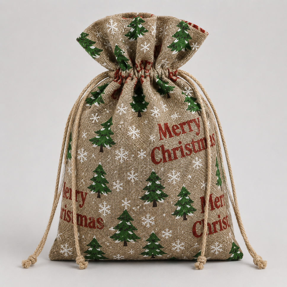 Merry Christmas Wintery Snowflakes Gift Bags (Set of 3)