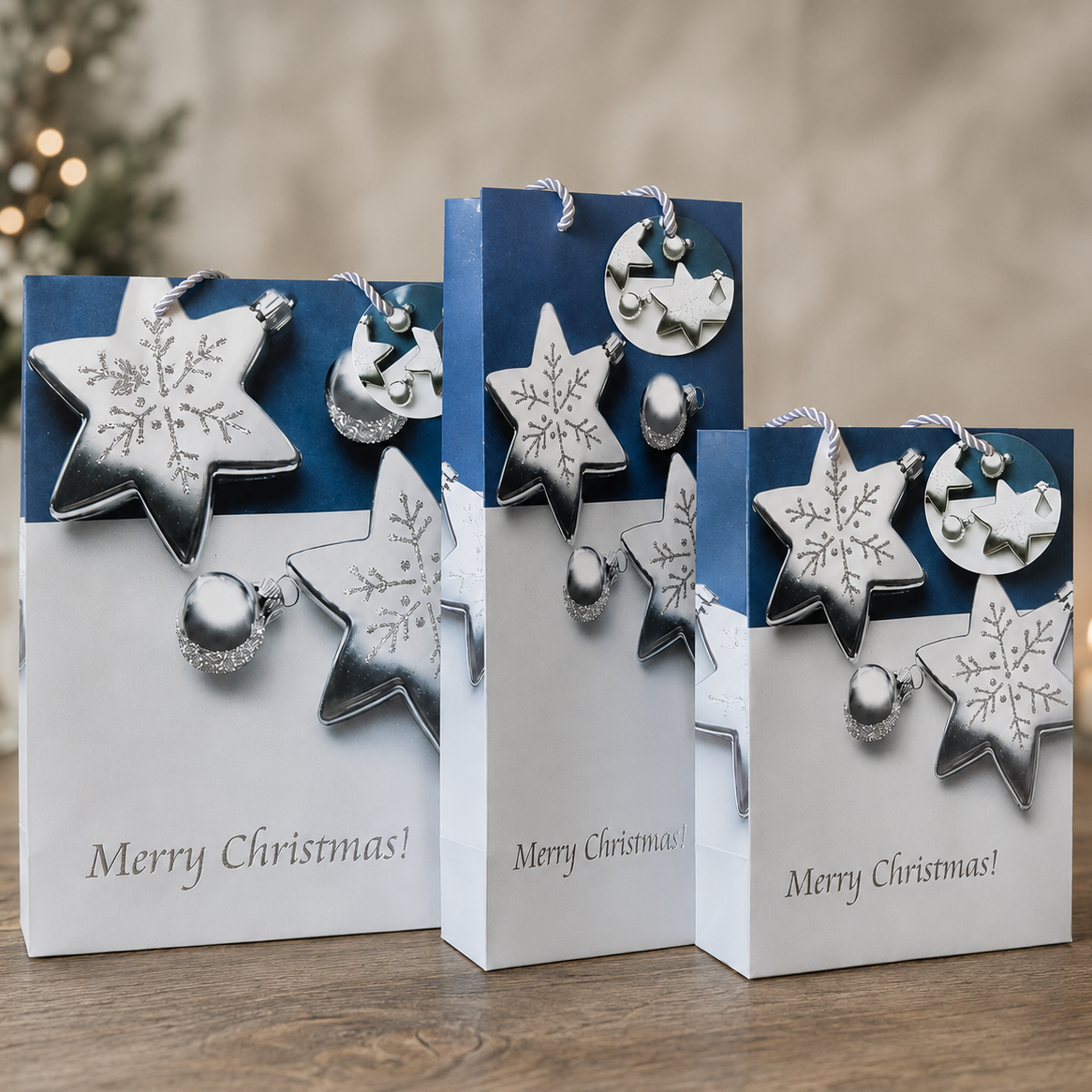 Christmas Baubles Gift Bags