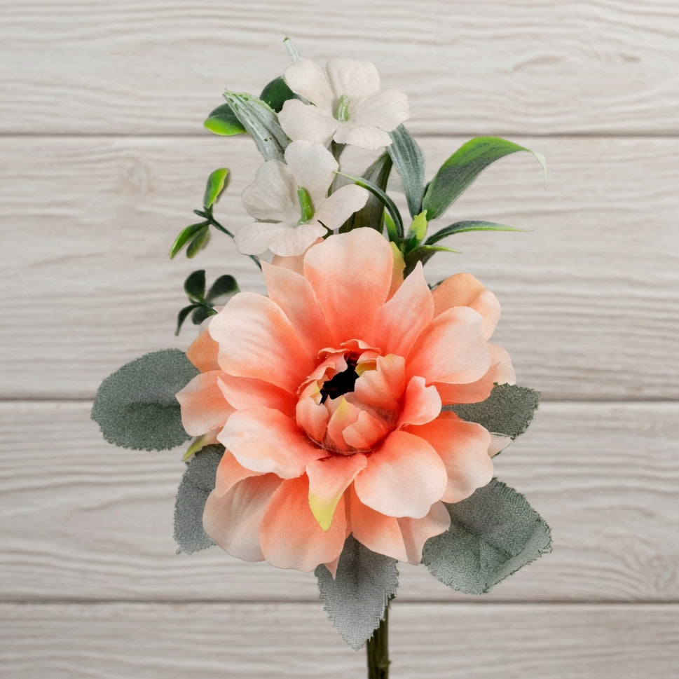 Delicate Petals & Leaves Floral PickDusky Pink