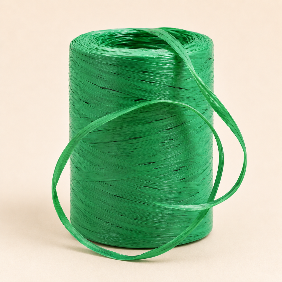 7mm Paper Rafia Ribbon x 200 Metre Rolls!Emerald Green