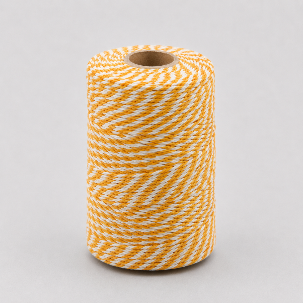 1.5mm Coloured Bakers Twine x 100 Metre Rolls!Gold