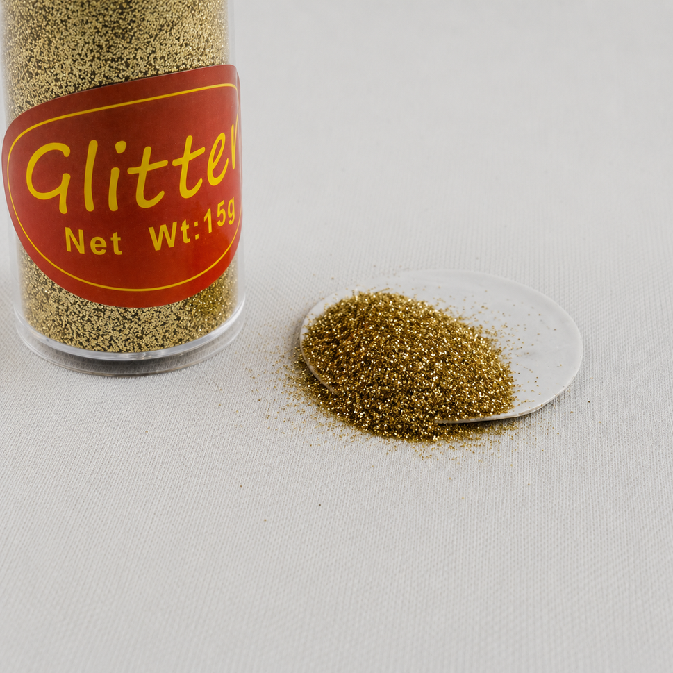15g Pots of Colourful GlitterGold
