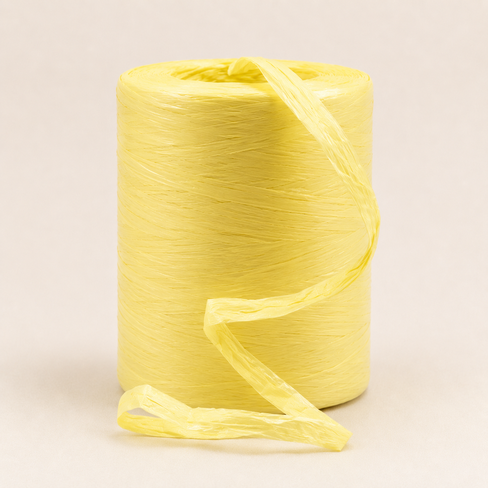 7mm Paper Rafia Ribbon x 200 Metre Rolls!Ivory