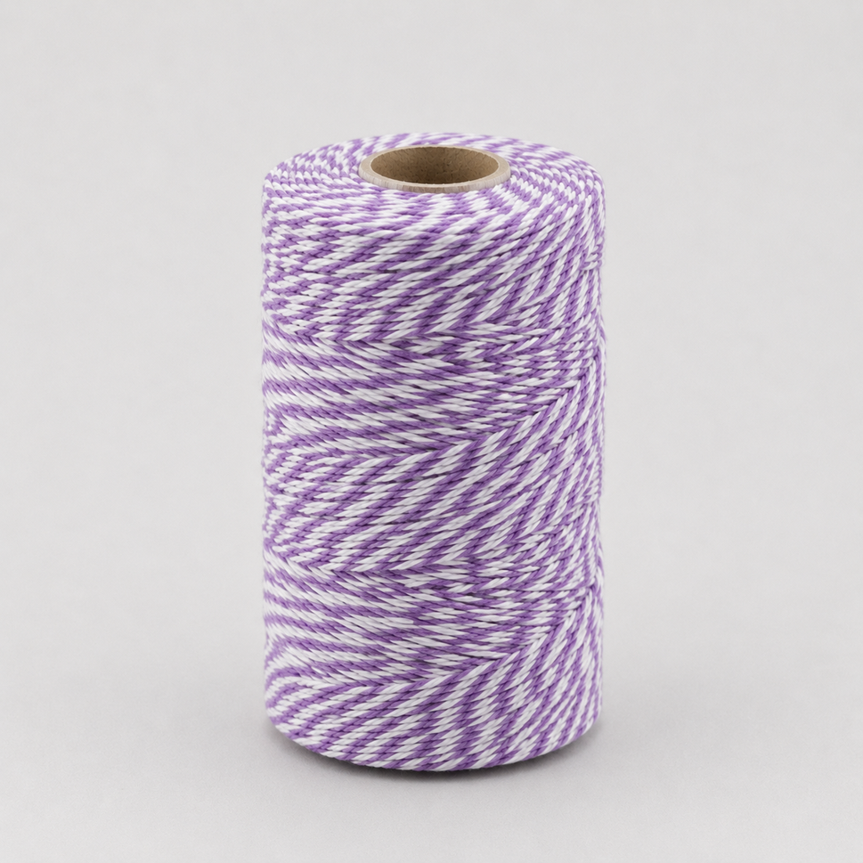 1.5mm Coloured Bakers Twine x 100 Metre Rolls!Lilac