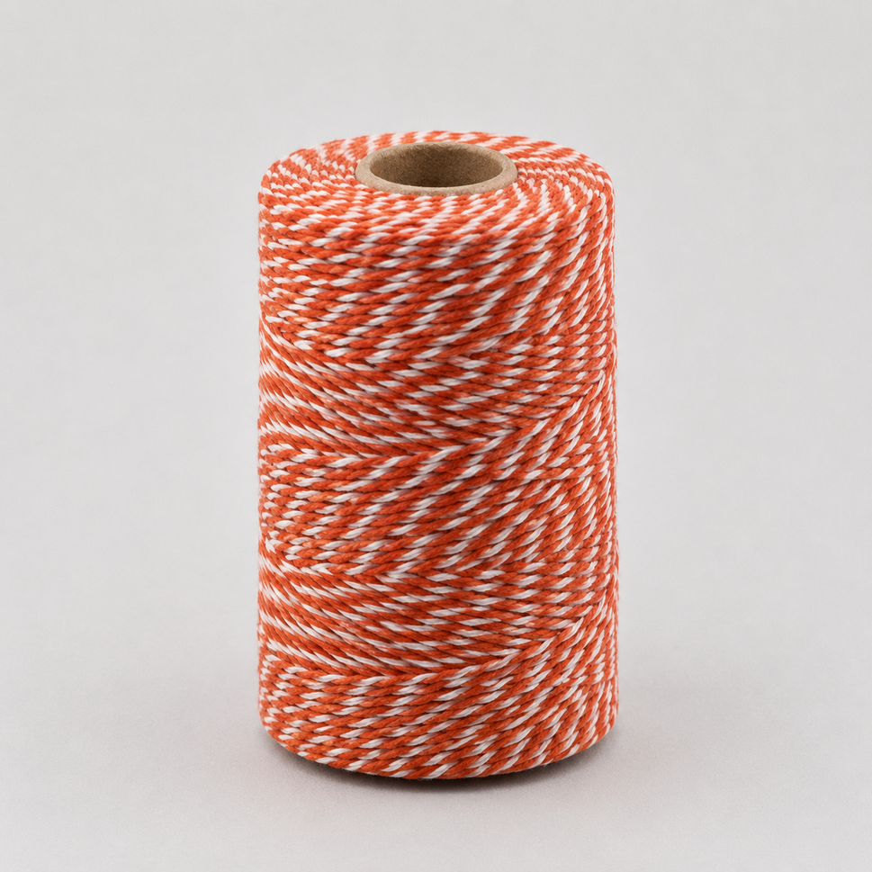 1.5mm Coloured Bakers Twine x 100 Metre Rolls!Orange