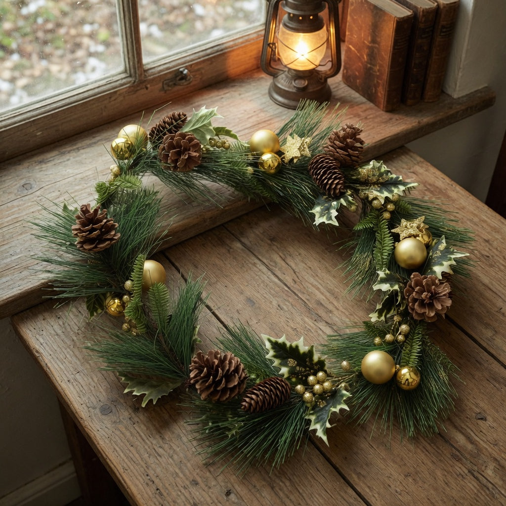 Gold Christmas Garland