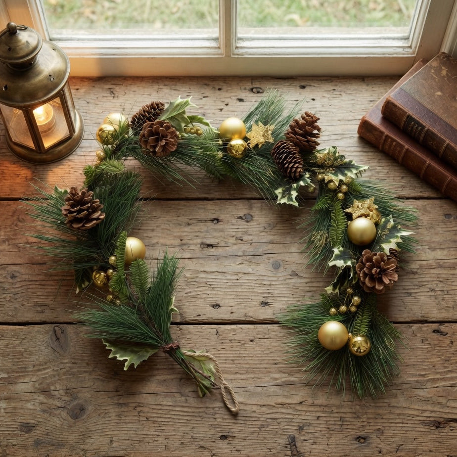 Gold Christmas Garland