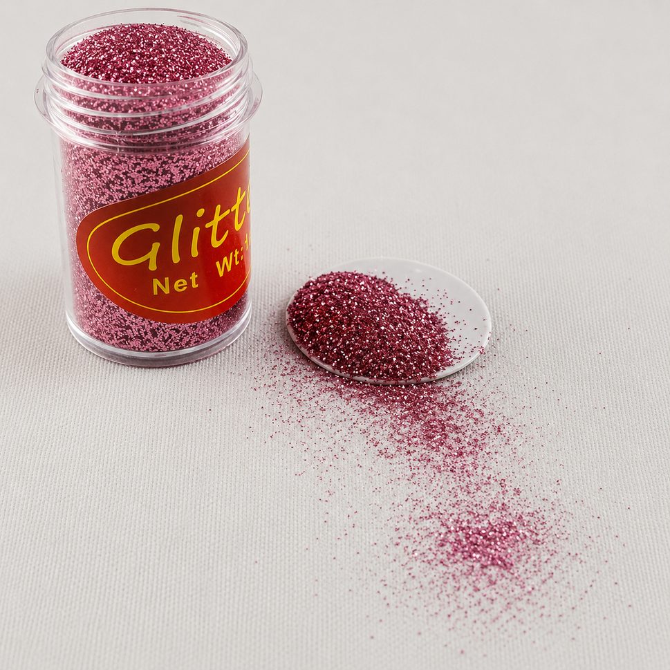 15g Pots of Colourful GlitterRose