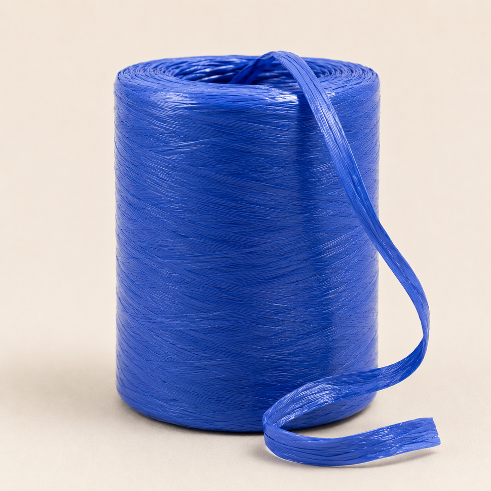 7mm Paper Rafia Ribbon x 200 Metre Rolls!Royal Blue