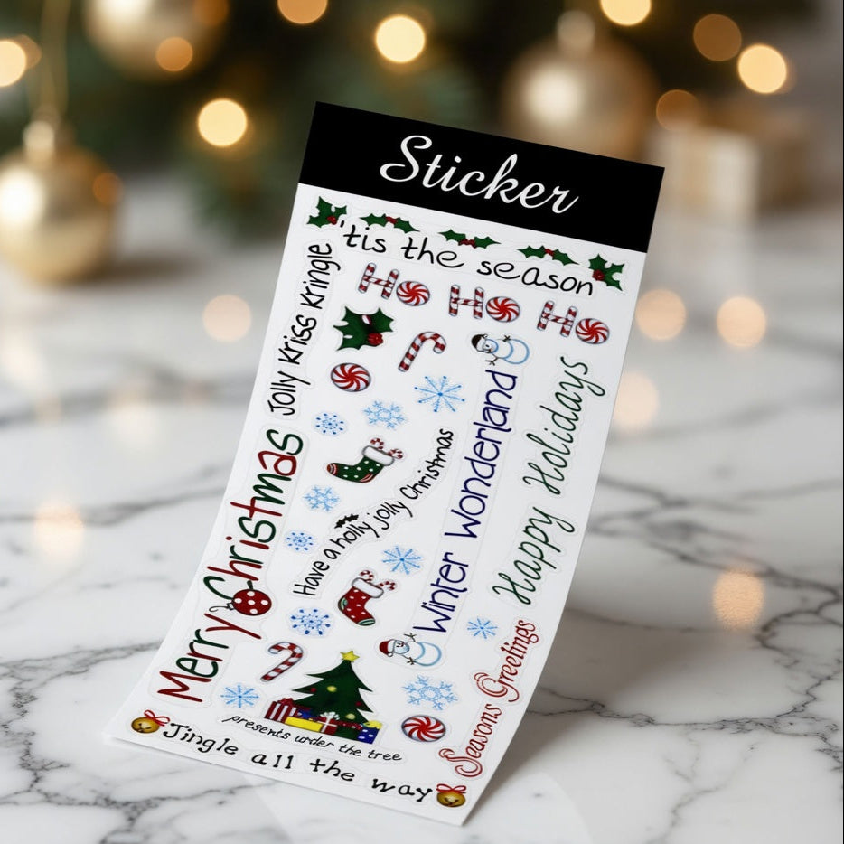 88102 - Merry Christmas Jingle All the Way Stickers