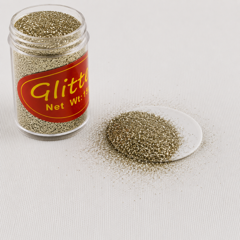 15g Pots of Colourful GlitterSilver