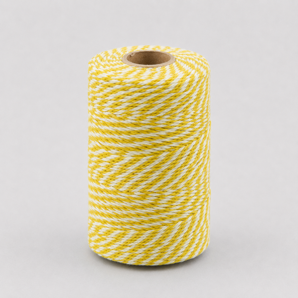 1.5mm Coloured Bakers Twine x 100 Metre Rolls!Yellow
