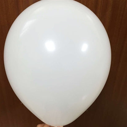12" Latex Balloons (Pack of 6)White
